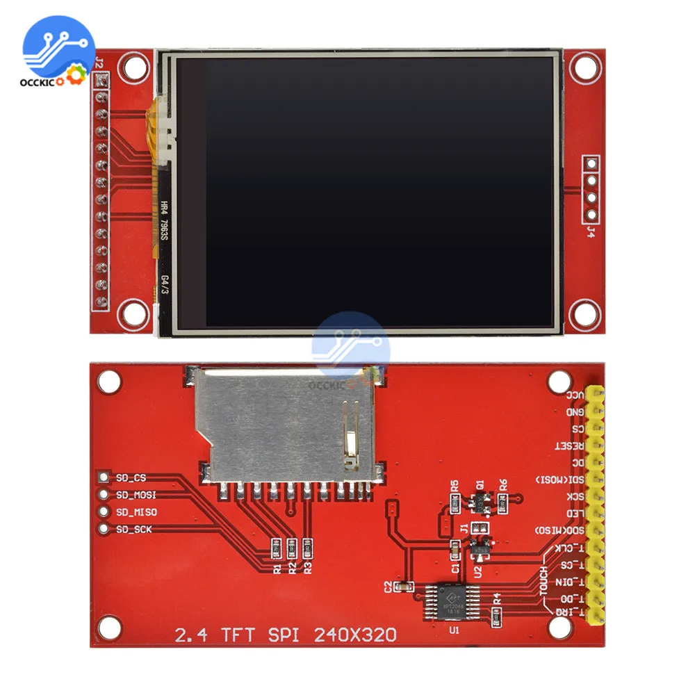 240x320 2 4 &quotSPI серийный TFT ЖК модуль экран дисплея с драйвером сенсорной панели IC