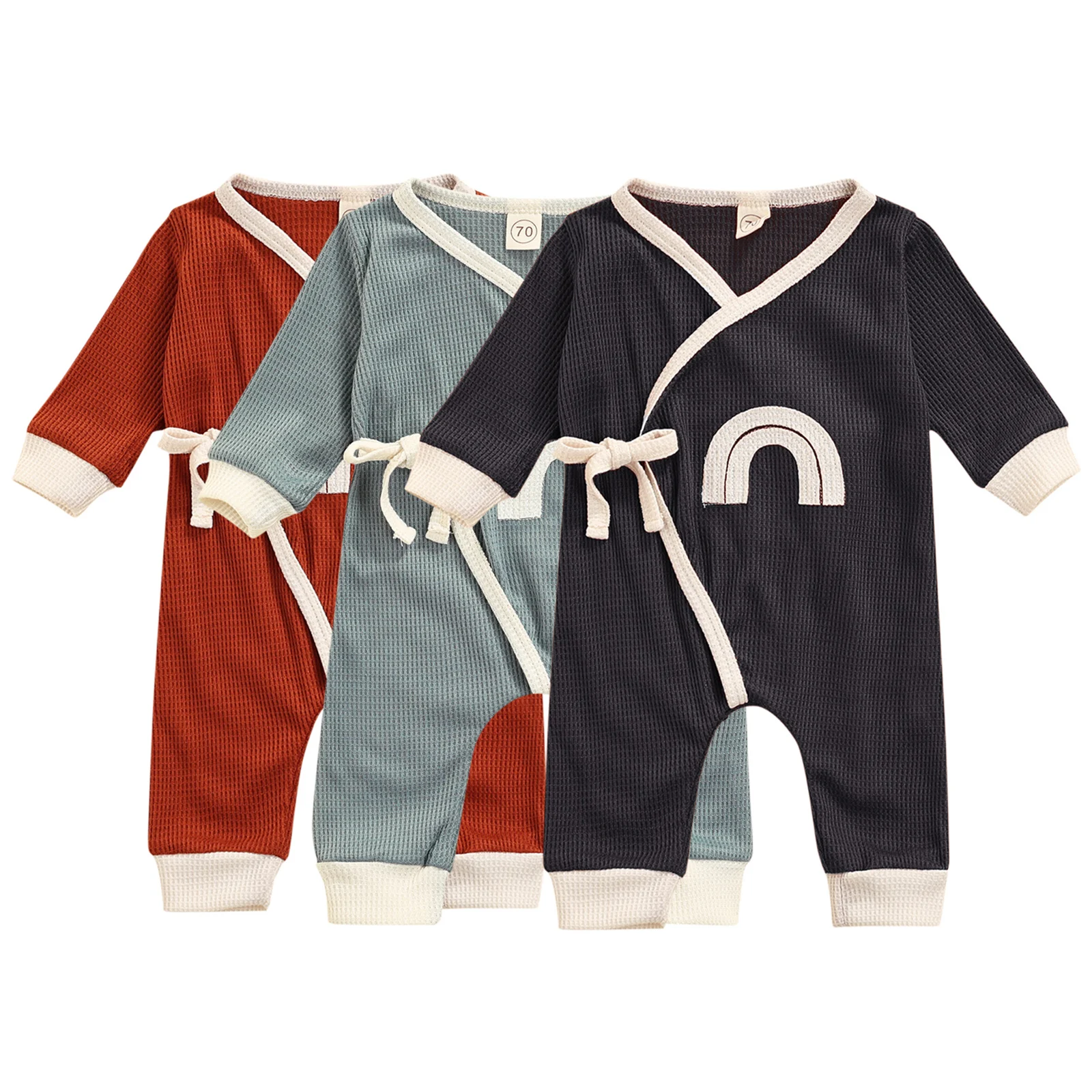 

Осенний комбинезон для маленьких девочек и мальчиков, повседневные комбинезоны с длинным рукавом, комбинезоны для новорожденных, унисекс, ...