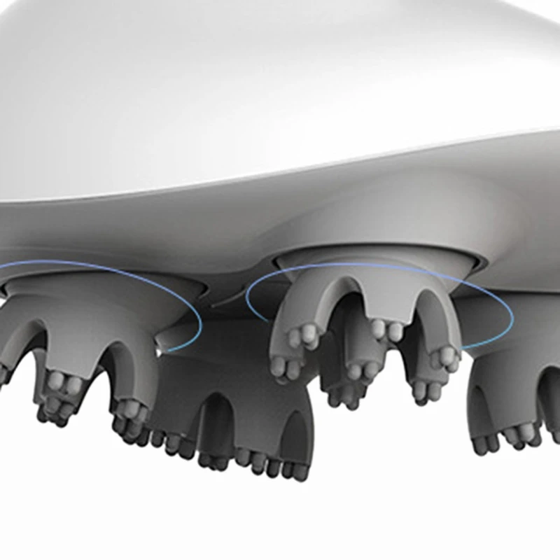 

Electric Head Massager Household Waterproof Multi-Function ligent Kneading Vibration Charging Head Massager