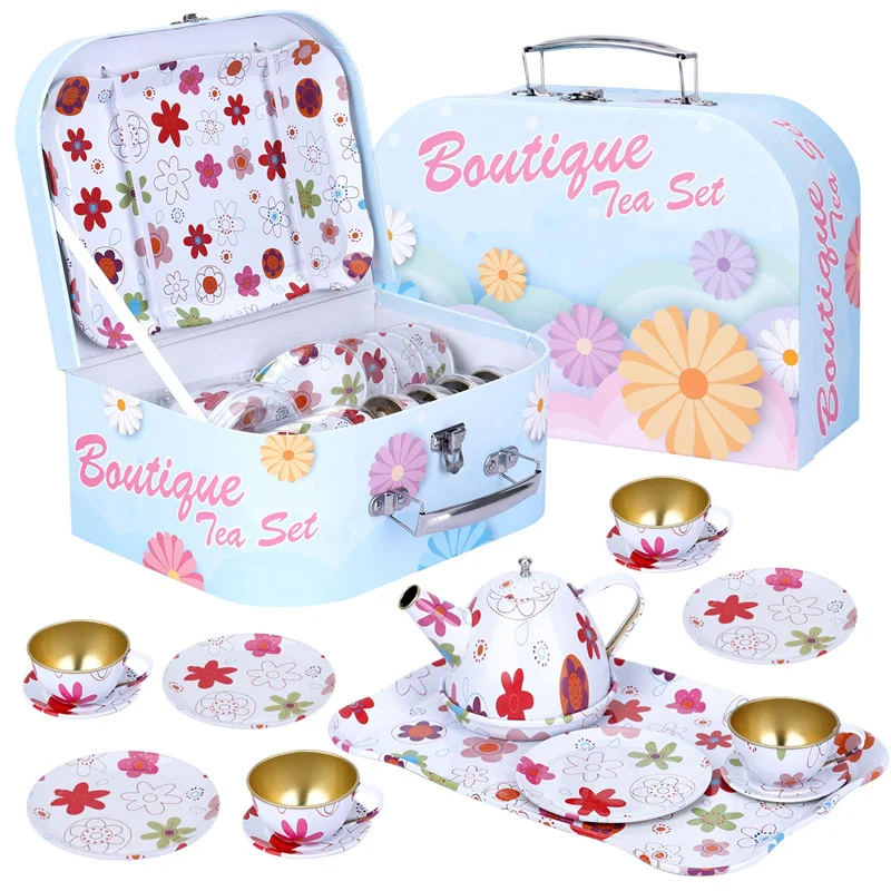 

14 шт., детский чайный набор для ролевых игр