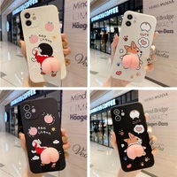 cute pop buttocks corgi phone case for xiaomi 10 8 9 lite redmi 9a 4g note 8t note 9 cute cartoon stress reliever silicone cover