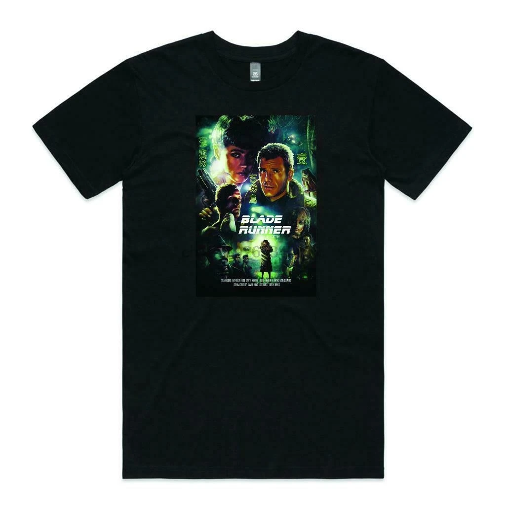 Футболка Blade Runner Арт плакат мужские все размеры S до 3XL как цвет | Отзывы и видеообзор
