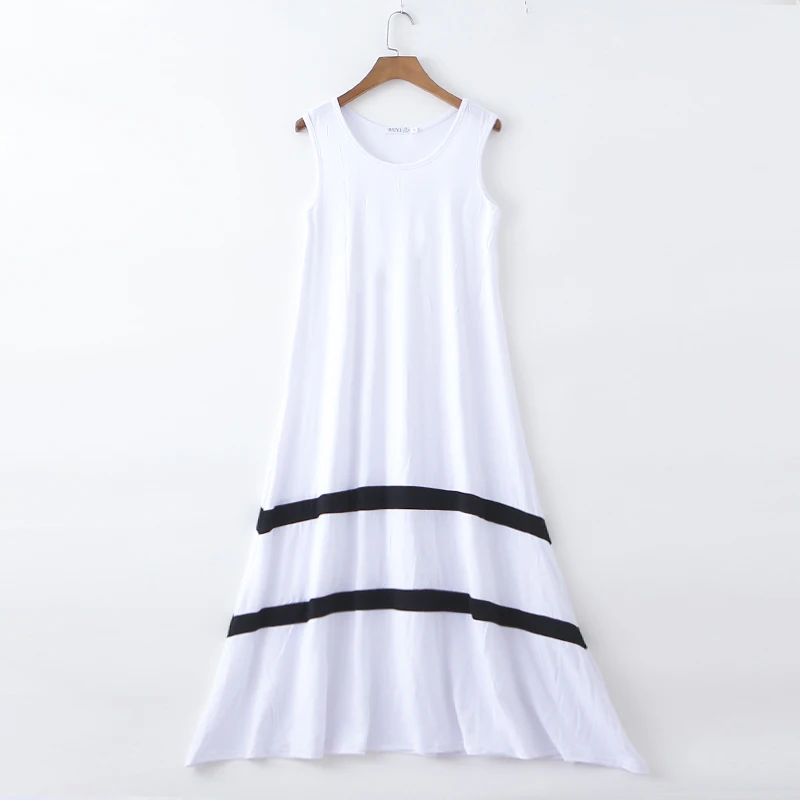 Новая Базовая ночная рубашка из модала в полоску длинная пикантная Дамская