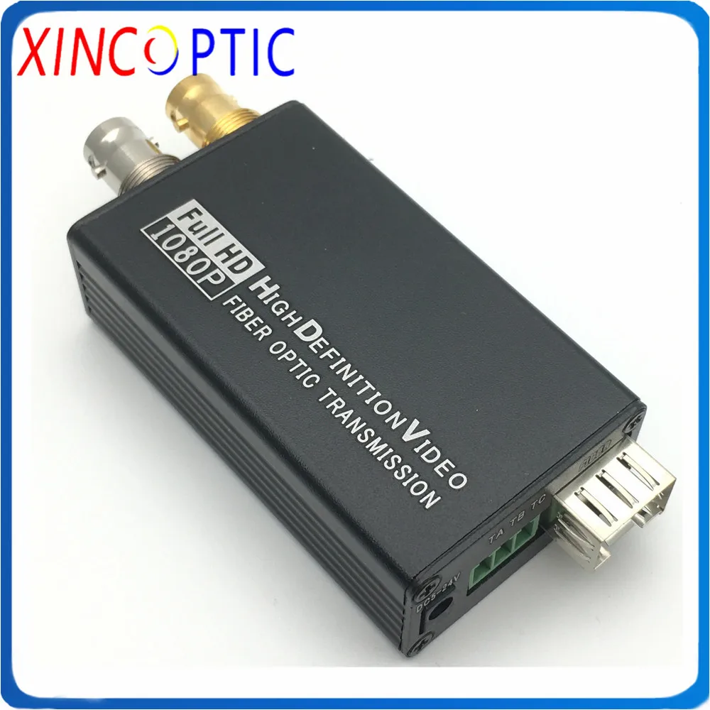 Оптоволоконный приемопередатчик Full HD 1080P Mini 1Ch оптический с обратной связью SM SX 20