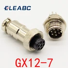 1 шт. GX12 7-контактный штекер и гнездо 12 мм проводной панельный разъем авиационный штекер L93 GX12 круглый разъем