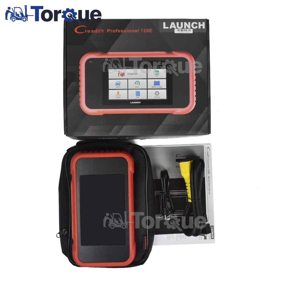 

LAUNCH X431 CRP129E OBD2 eobd code reader Scanner support Engine ABS SRS AT+Brake Oil SAS ETS TMPS Reset CRP 129E free update