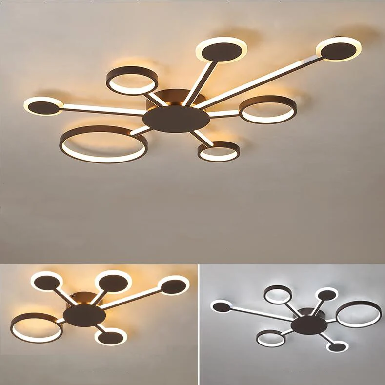 Индивидуальные Потолочные светильники Macaron пять цветов внутреннее освещение