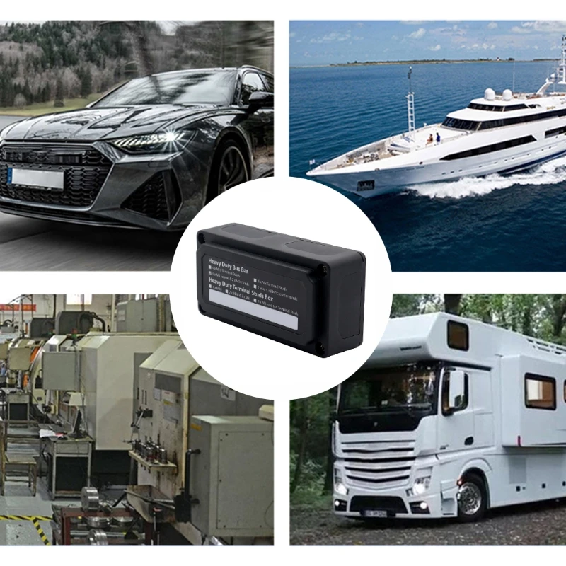 

300A Bus Bar 48V 300Amp Power Distribution Box Terminal Professional Modification Accessories for Vehicle Boat