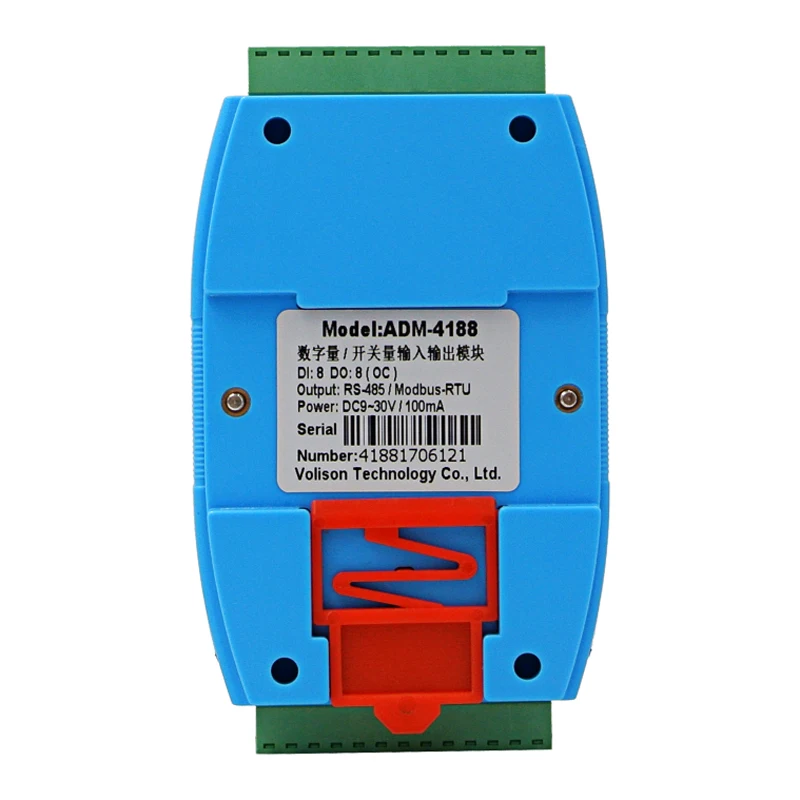 ADM-4188 8Channel Isolated Digital Industrial Switch 8DI/DO Data Acquisition Module RS485 MODBUS RTU | Безопасность и защита