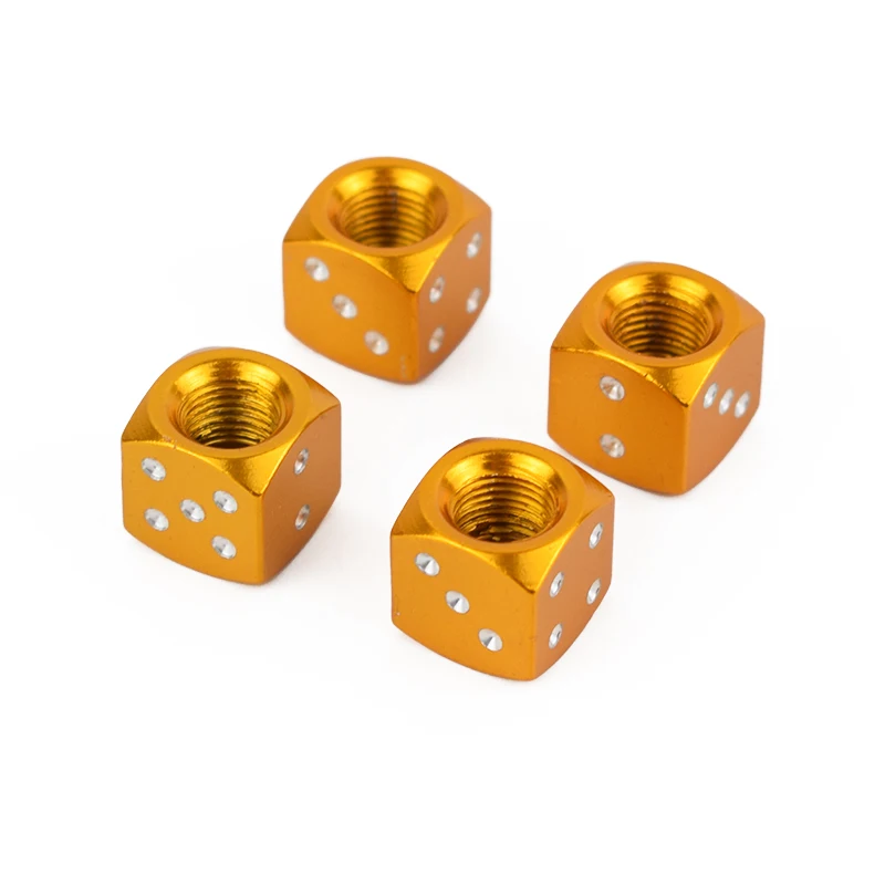 Колпачки для клапанов в виде игральных костей 4 шт./8 шт. | Спорт и развлечения