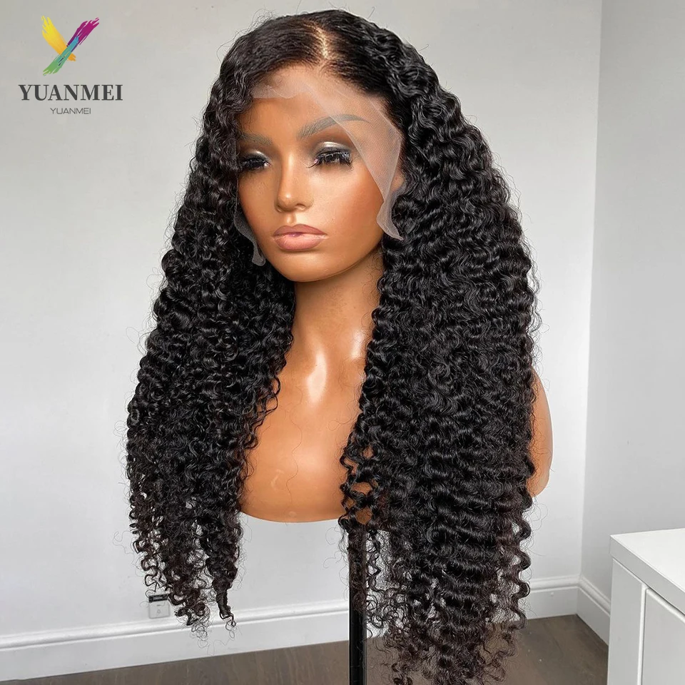 30 Inch Deep Wave Frontal Closure Wig Brazilian Deep Curly Lace Front Human Hair Wigs For Women Wet And Wavy Lace Front Wig