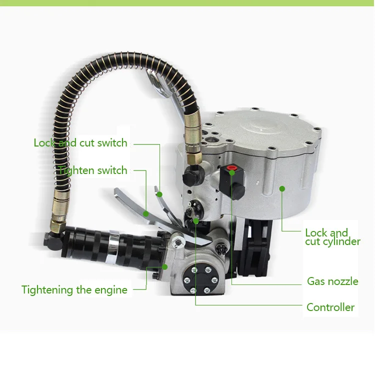 

Kz-32 type 19 pneumatic steel belt integral iron sheet automatic strapping machine price