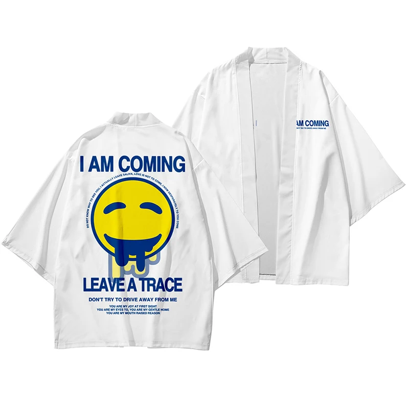 Рубашка-кимоно с забавным принтом Я скоро модный Повседневный Кардиган унисекс 3D