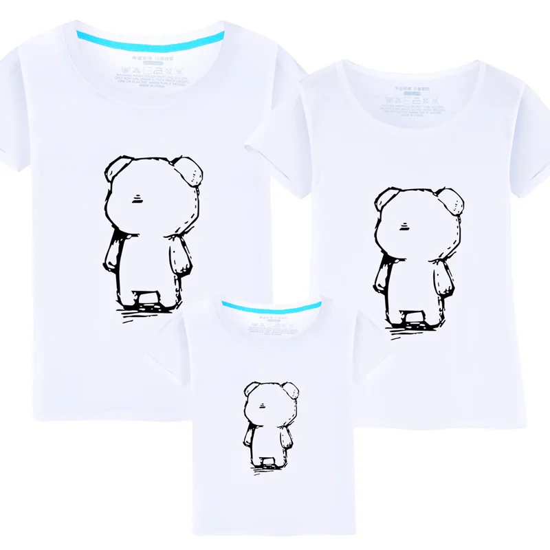 Футболка с надписью папа мама и я | Мать ребенок