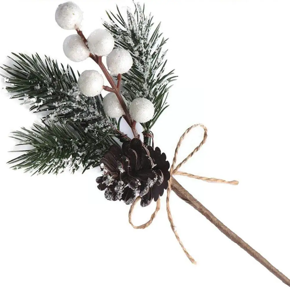 Рождественский букет ягод снежинка шпагат красный фруктовый новогодний шар 2022