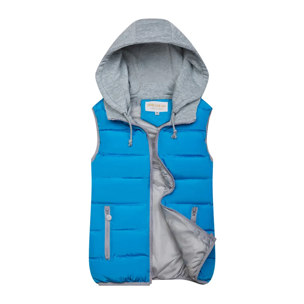 

Women's Cotton Wool Collar Hooded Down Vest Removable Hat Hot High Quality Brand New Female Winter Warm Jacket Outerwear Thicken