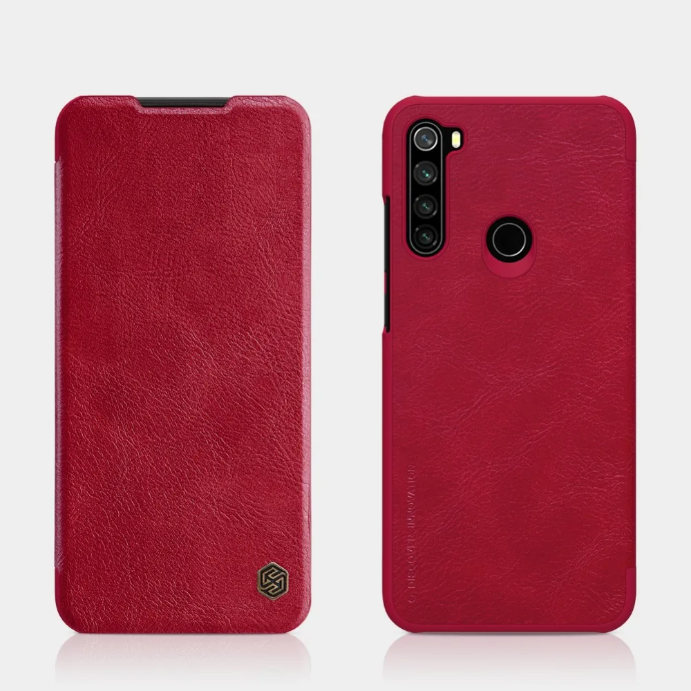 Для Xiaomi Redmi Note 8T 8 7 6 Pro Чехол Nillkin Qin Флип кожаный чехол Роскошный чехол для телефона для Xiaomi Redmi Note 8T 8 7 6 Pro Чехол