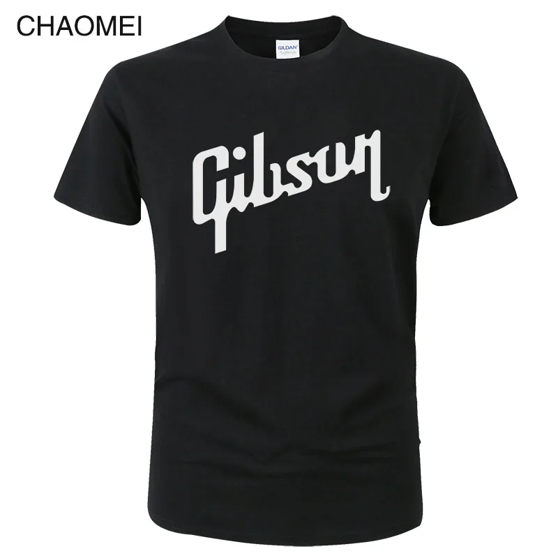 Летняя новая футболка Gibson Мужская хлопковая футболка с круглым вырезом Мужская футболка с коротким рукавом хип-хоп Homme Футболки Camisetas Hombre C36 - Цвет: 14