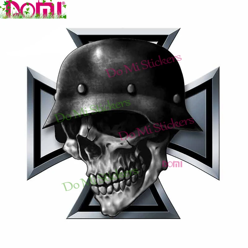 

Cross Skull Car Sticker Decal Decor Windshield Bumper Motorcycle Helmet Decal High Quality Vinyl Cover Scratches Waterproof PVC