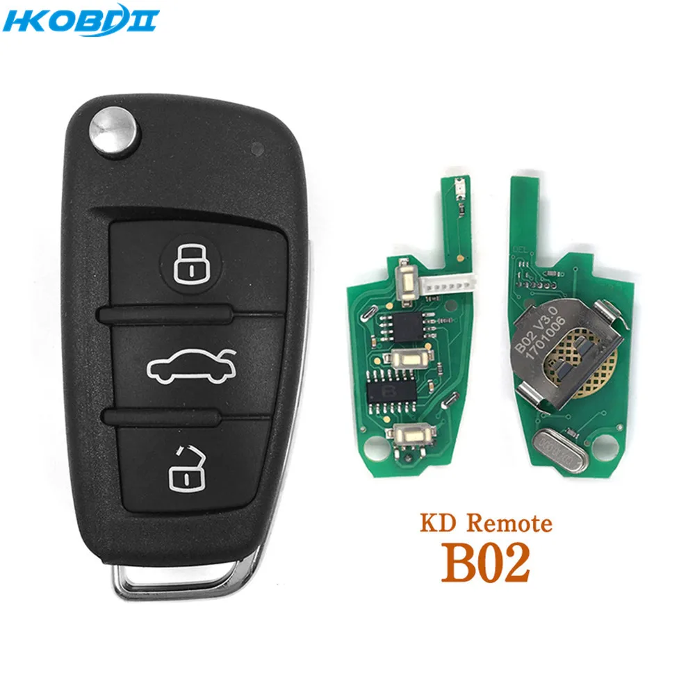 Оригинальные пульты дистанционного управления KEYDIY серии KD B02 B для KD900/MINI KD/KD X2 Key
