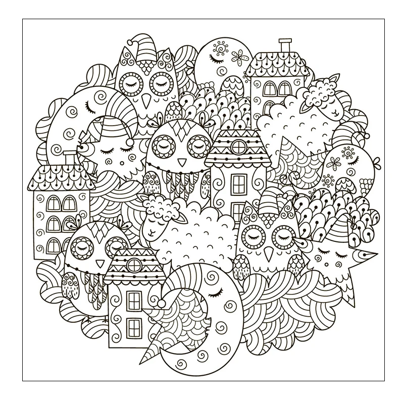 Милые рисунки животных полимерная глина текстура штамп листы дизайнерские