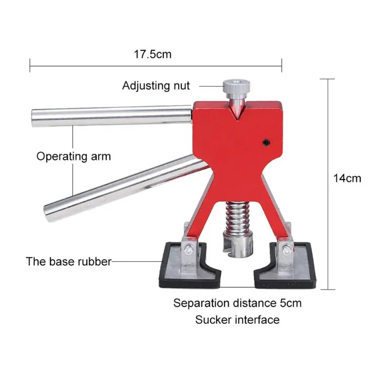 

Paintless Dent Removal Tool Car Stainless Steel Auto Dent Repair Kit 2 in 1