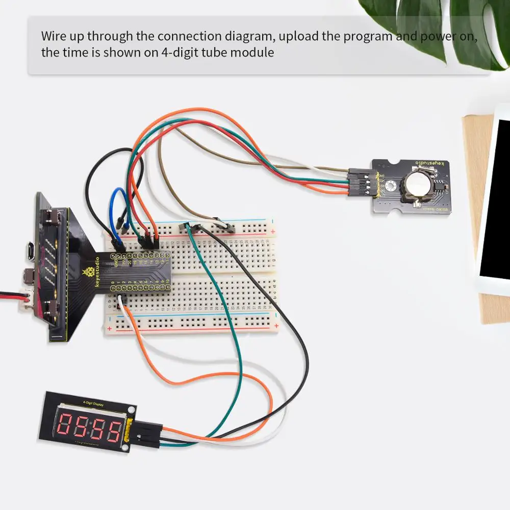 Программируемый шток Keyestudio Microbit V2 полный стартовый набор для BBC Micro:bit с обучающим