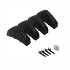 4 шт. Универсальный Автомобильный внедорожник задний бампер диффузор литье Акулий плавник спойлер Защитная крышка для Porsche 911 918CayenneMacan S