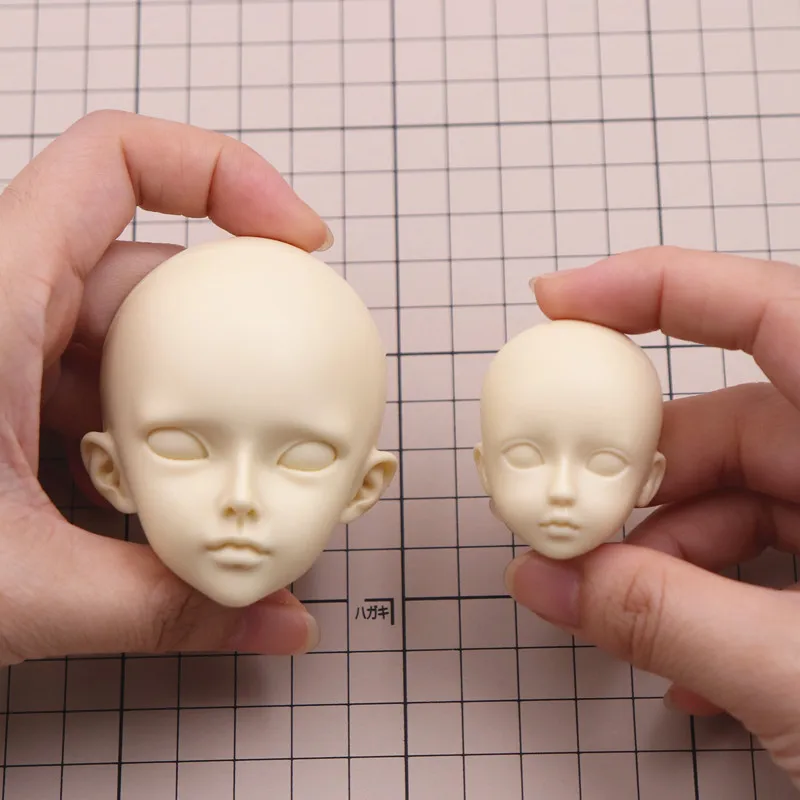 Форма силиконовая для головы кукольного человека форма лица глина помадка
