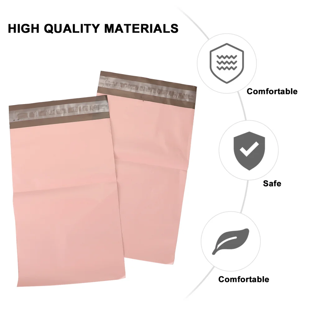 

100Pcs Storage Bags Self Adhesive Storage Pouches Mailers Packing Bags )