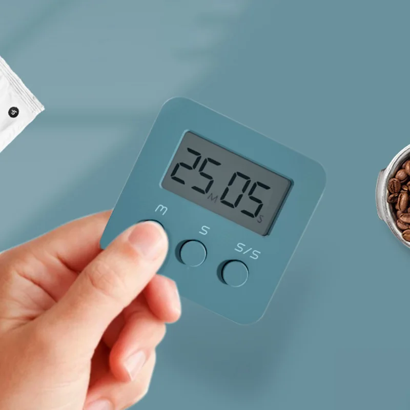 Цифровой кухонный таймер маленький Встроенный громкоговоритель с ЖК дисплеем и