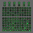 120 Стикеры рокер метка переключателя наклейка цепи Панель световой Стикеры для морской катер автомобиля грузовика инструмент Переключатели Реле Декор