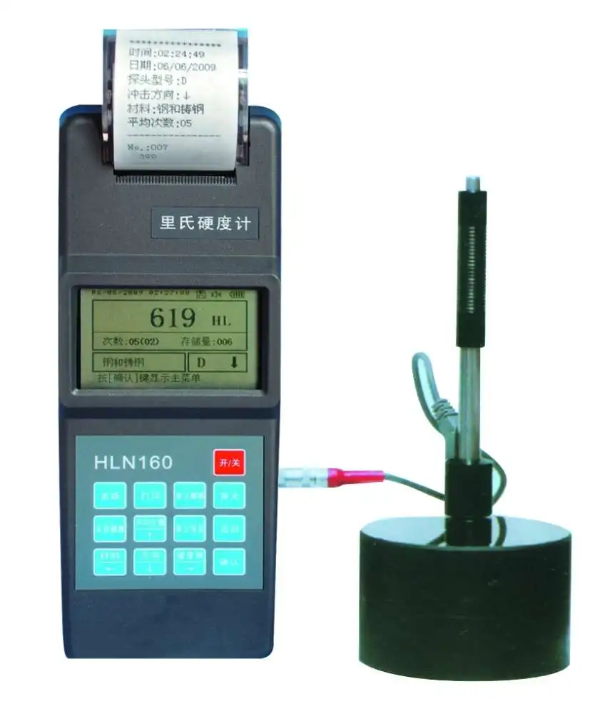 

easy operate portable leeb hardness tester HLN-160 Large screen LCD display Portable Leeb Hardness Tester
