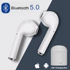 I7s наушники-вкладыши TWS с Беспроводной Bluetooth наушники С микрофоном стерео гарнитура Беспроводная гарнитура наушники для Apple IOS и Android телефонов