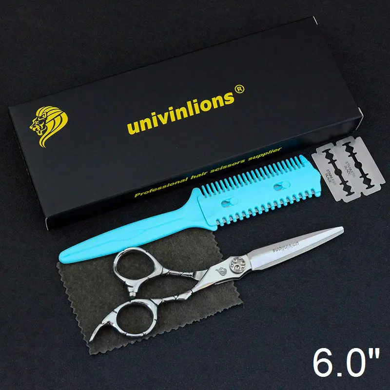 Univinlions 6 &quotножницы для волос Парикмахерские ножницы Профессиональные аксессуары
