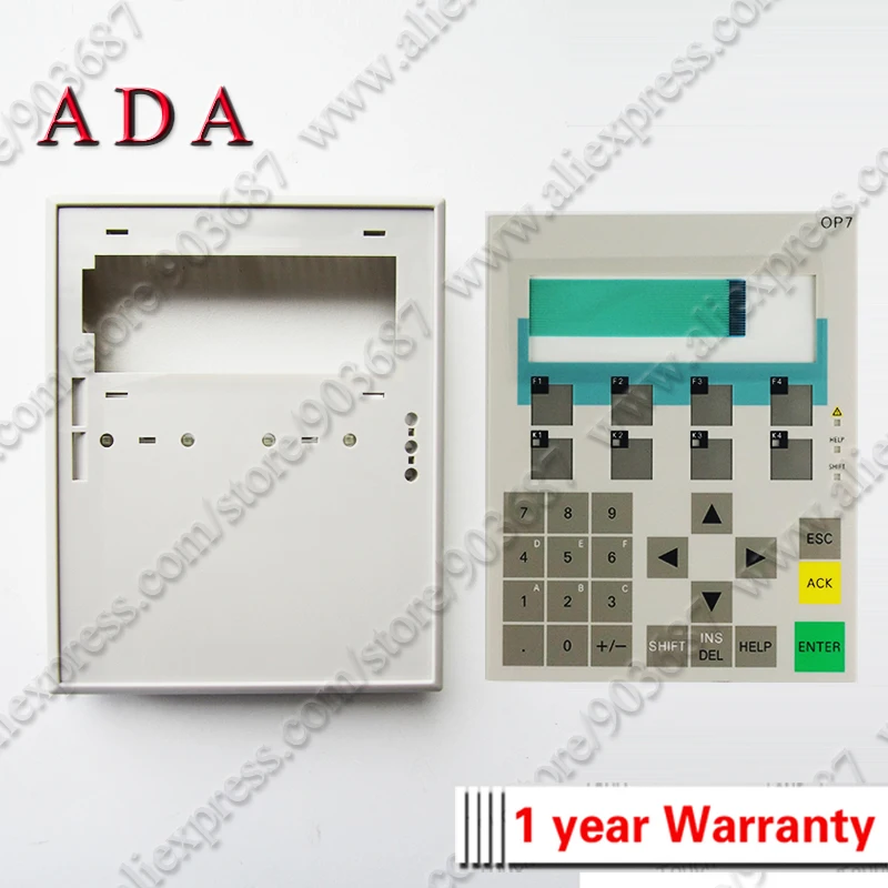 Передний Пластиковый корпус для 6AV3607 1JC00 0AX0 6AV3 607 OP7 передний чехол + мембранная