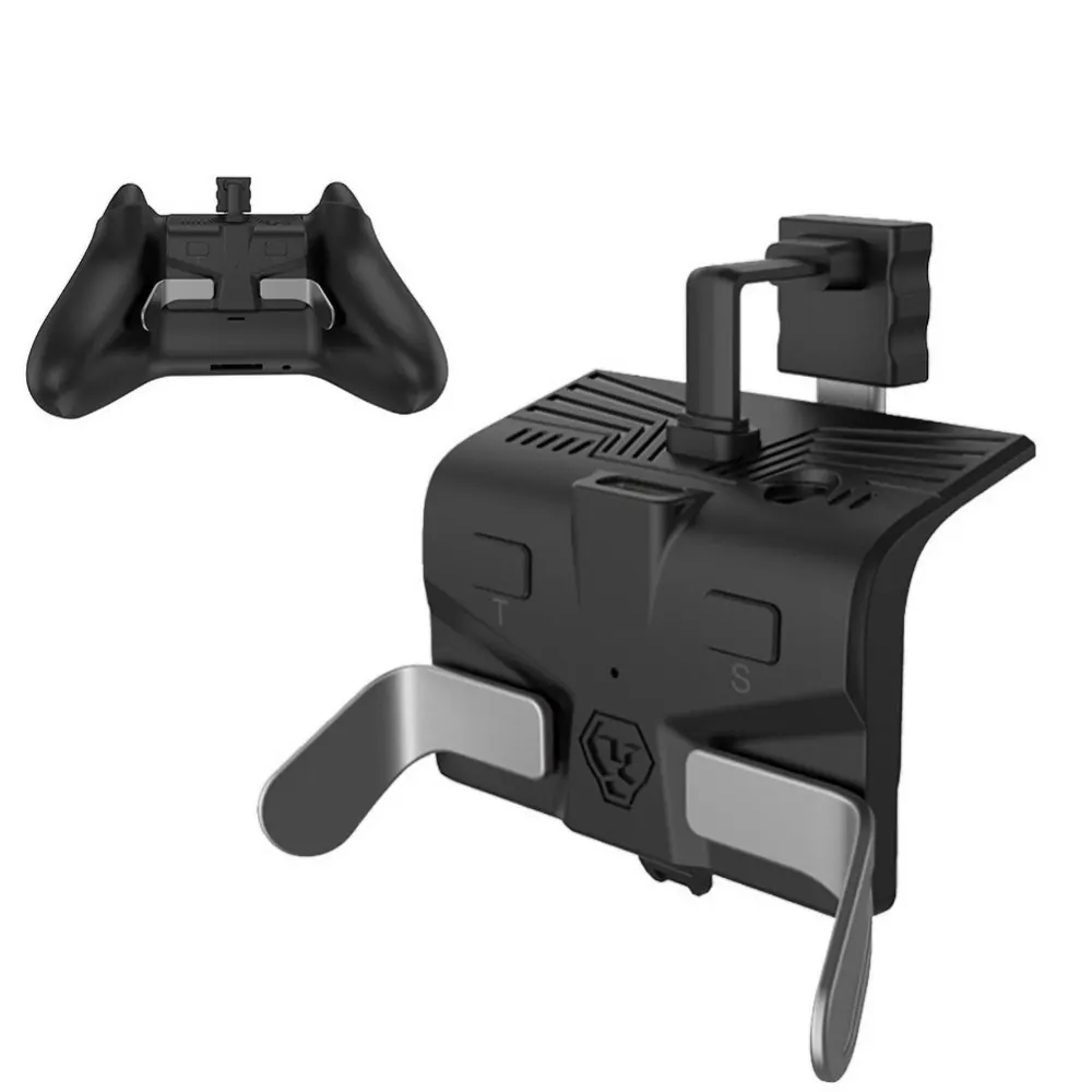 

Для игрового контроллера Xbox One/Xbox серии, черный геймпад, кнопка вспомогательного зажима для задней панели, с расширенным триггером, джойстик...