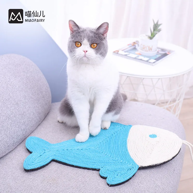 

Кошачья игрушка, коврик из сизаля, Когтеточка, подвеска коврик из сизаля, игрушка для кошки, износостойкие Когти для шлифовки, товары для дом...