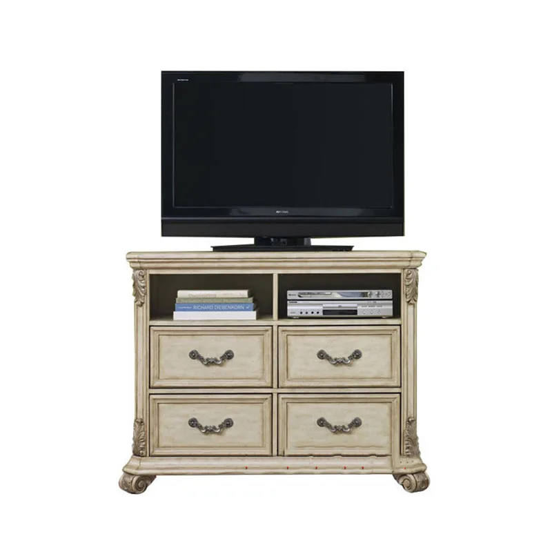 Современная Европейская кровать из цельной древесины на 2 персоны модная резная