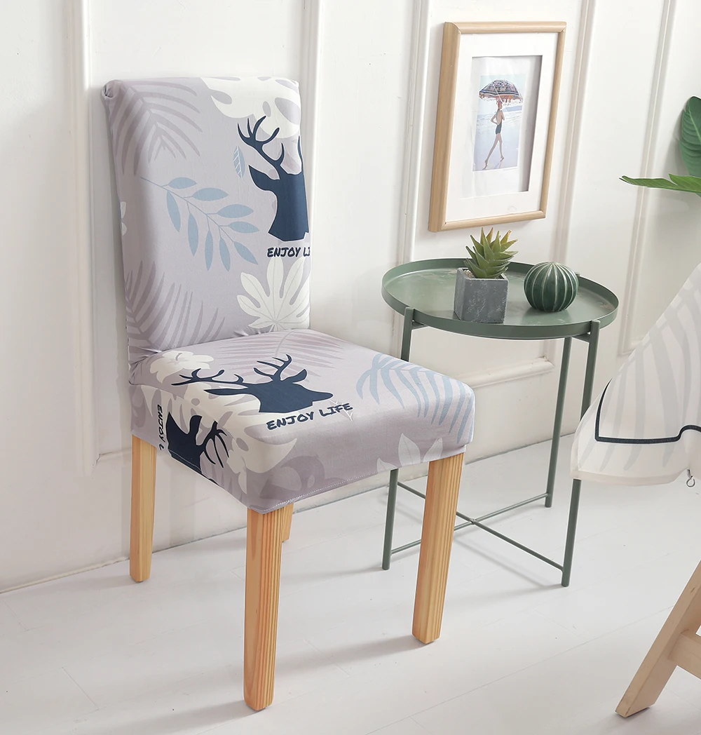 Airldianer цветные рандомные эластичные Чехлы растягивающиеся чехлы на стулья для