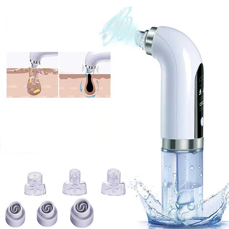 

Small Bubble Blackhead Vacuum Remover Electric Pore Vacuum Cleaner USB Rechargeable Face Vacuum Clean Skin Care Beauty Device