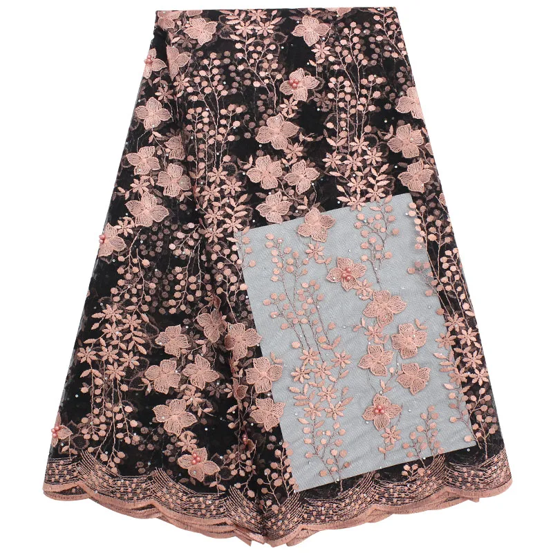 Bestway сгоревший Оранжевый французский Тюль кружевная ткань 2020 высокое качество