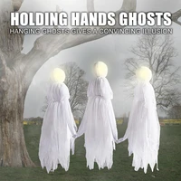 halloween holding hands ghosts decoration light up glow haunted house ghost decor ornaments garden decor party supplies 2021
