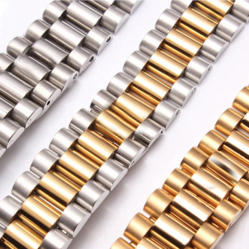 Ремешок металлический для часов Rolex DATEJUST складной браслет из нержавеющей стали