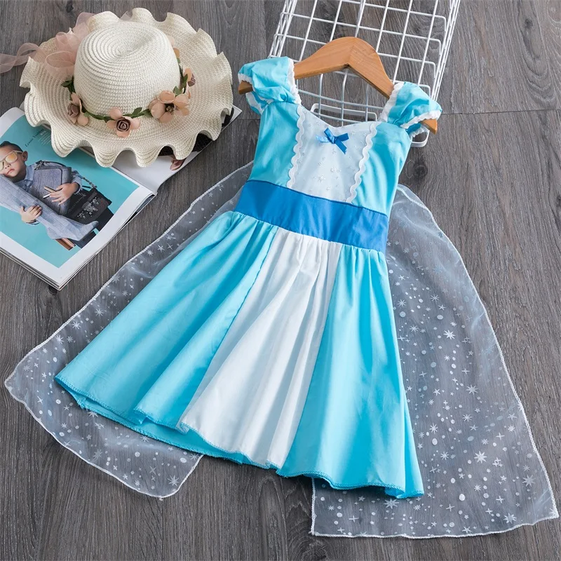 Fancy Girl Little Princess Anne 2 Cosplay Costume Tutu Baby Kids Dresses For Girls Clothes Child Carnival Party Wear 6T | Детская одежда