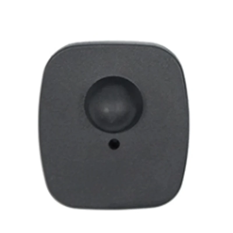 Черная или цветная жесткая этикетка EAS с оповещением безопасности на одежду на заказ, мини квадратная жесткая радиочастотная этикетка 8,2 МГц