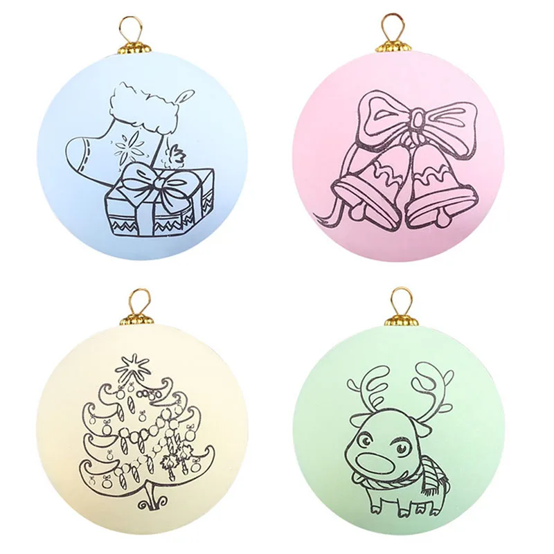 Мультфильм DIY Ручная роспись красочные яйца милый Рождество тема картина Пазлы