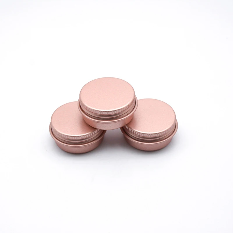 Empty Aluminum Pot Jars 10ml Metal Cosmetic Containers With Lid Eye Cream Hair Conditioner Tin