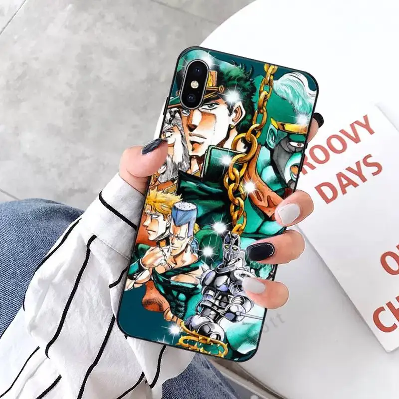 

Anime JoJo's Bizarre Adventure JoJo Phone Case for iPhone 11 12 mini pro XS MAX 8 7 6 6S Plus X 5S SE 2020 XR