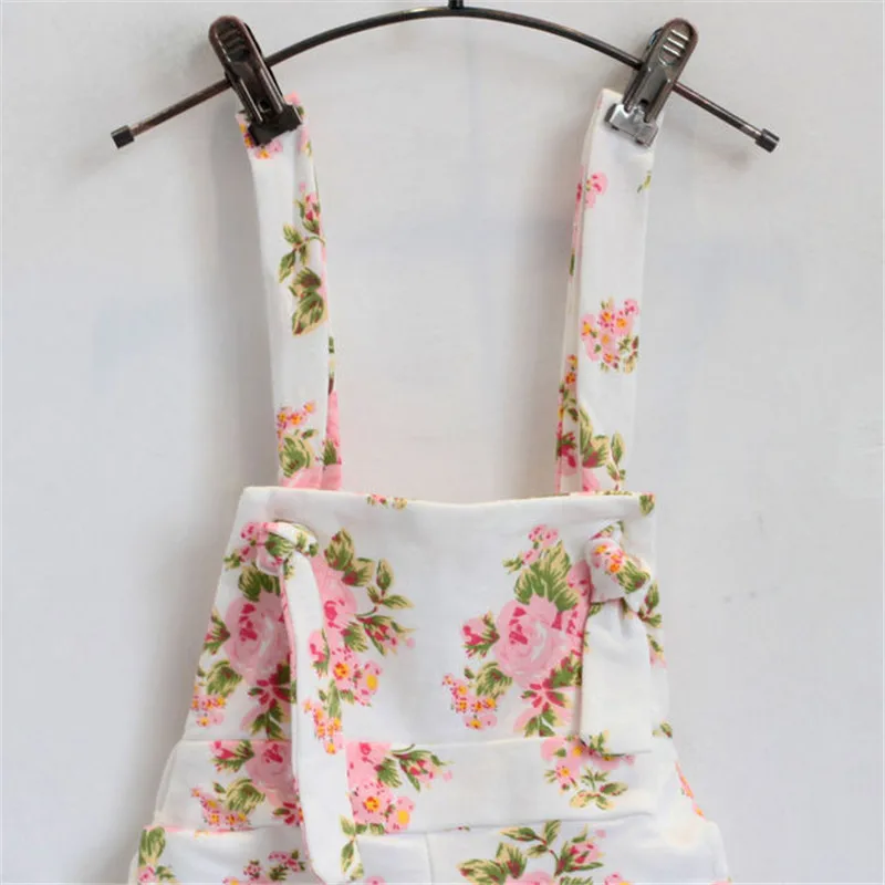 Girls clothing set summer fashion new two-piece gold crown T-shirt + pink flower bib suit cute kids clothes sets | Мать и ребенок